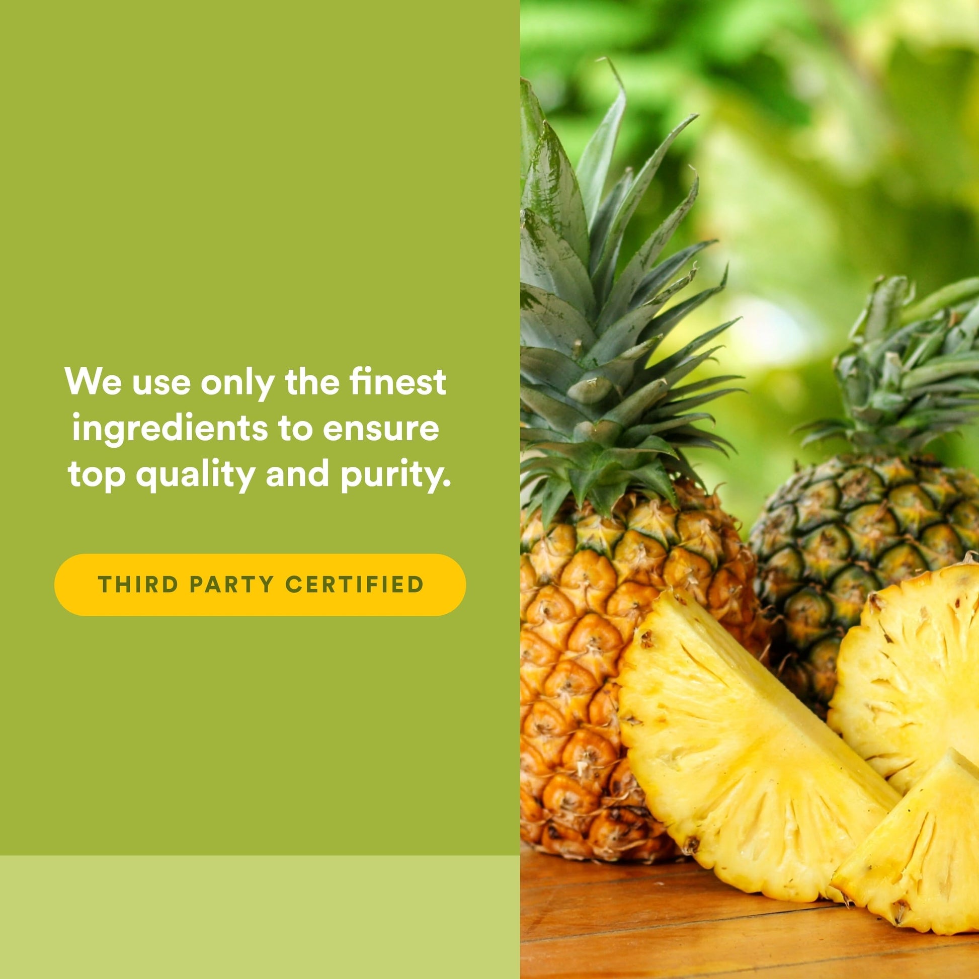 Top view of Natural Factors Bromelain bottle cap