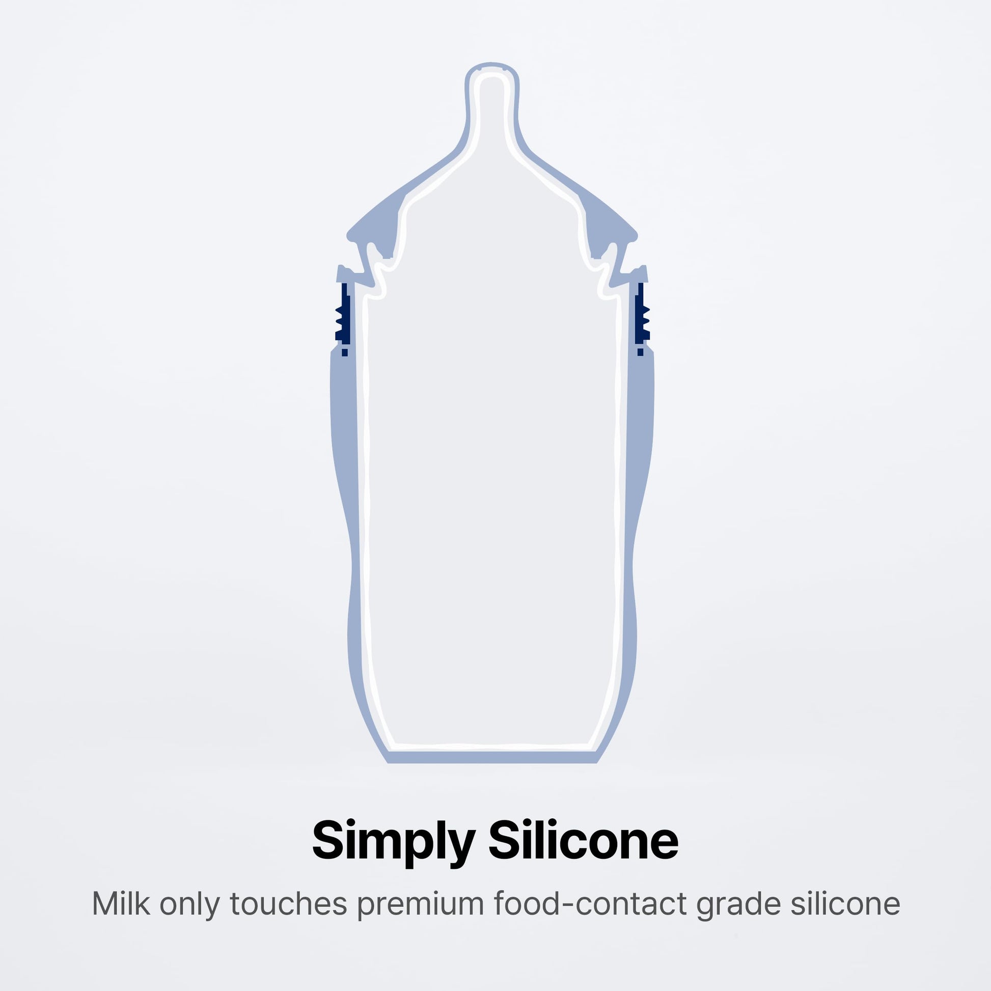 Packaging details of the authentic USA imported Comotomo baby bottle set for Indian parents.