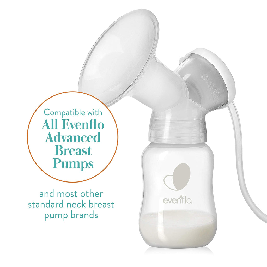 Side profile of Evenflo 4 Ounce infant feeding bottles