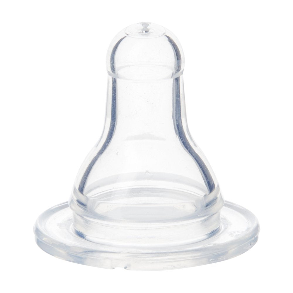 Evenflo Classic tinted bottle disassembled components showing three-piece design