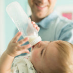Evenflo baby bottle translucent cap and hood detail view