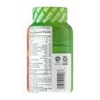 Vitafusion MultiVites 120 count gummy bottle back label nutritional facts