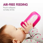 Boon Nursh collapsible silicone pouch interior detail