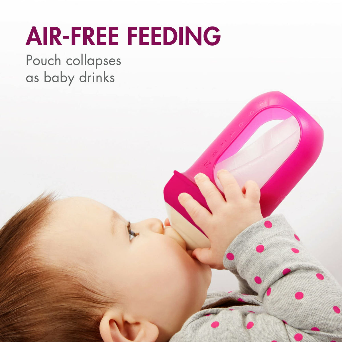 Boon Nursh collapsible silicone pouch interior detail
