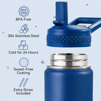 Fijinhom toddler water bottle showing carry handle detail
