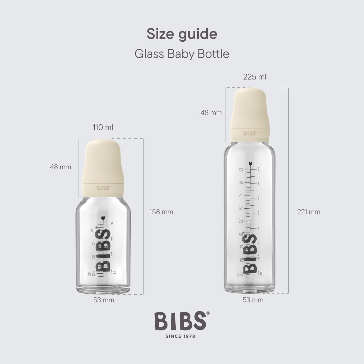 Close up of Bibs natural rubber latex anti-colic nipple