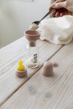 Bibs baby glass bottle ivory set with packaging