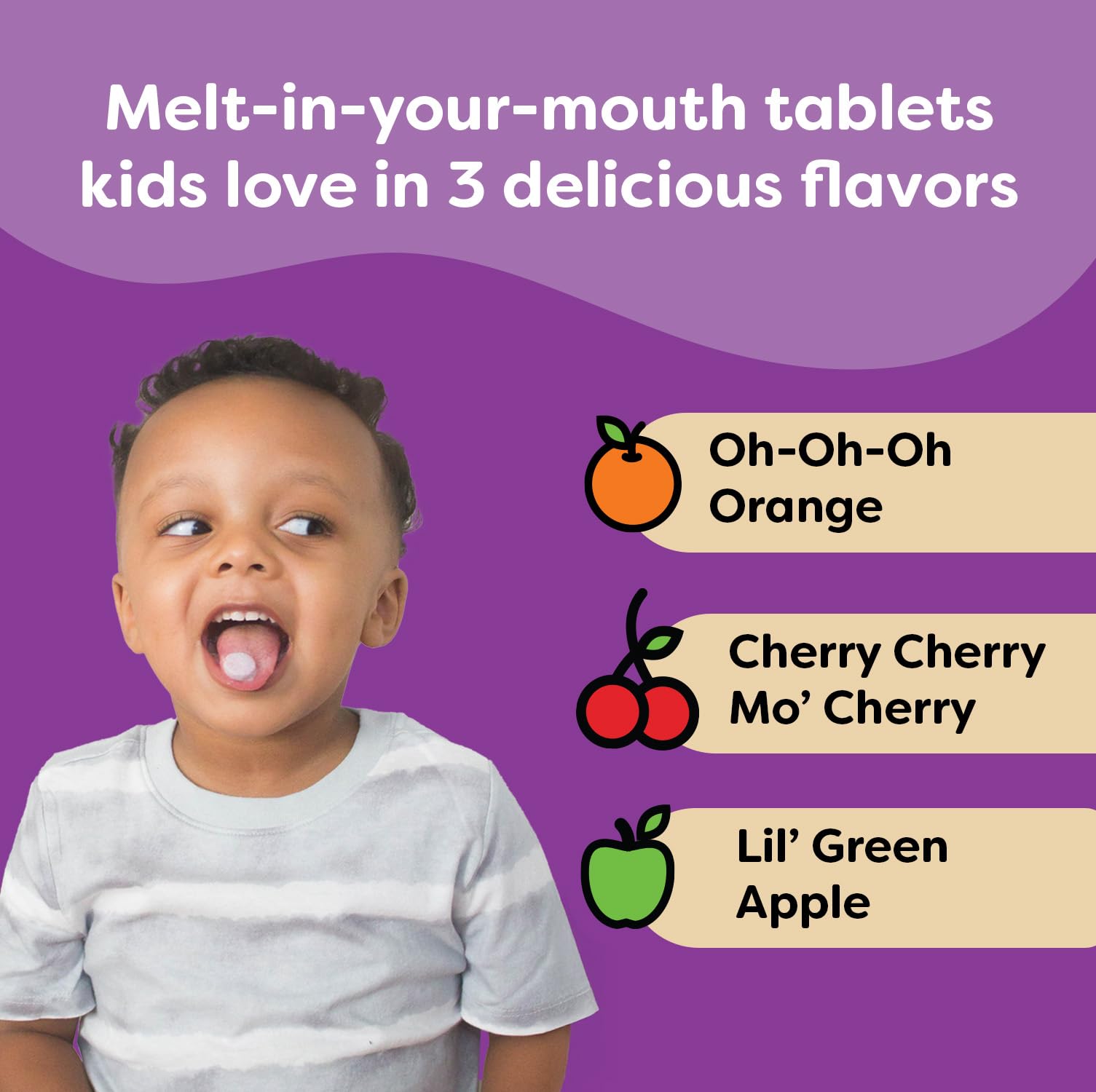 Renzo's sugar free vegan multivitamin box showing directions for toddler and children dosage
