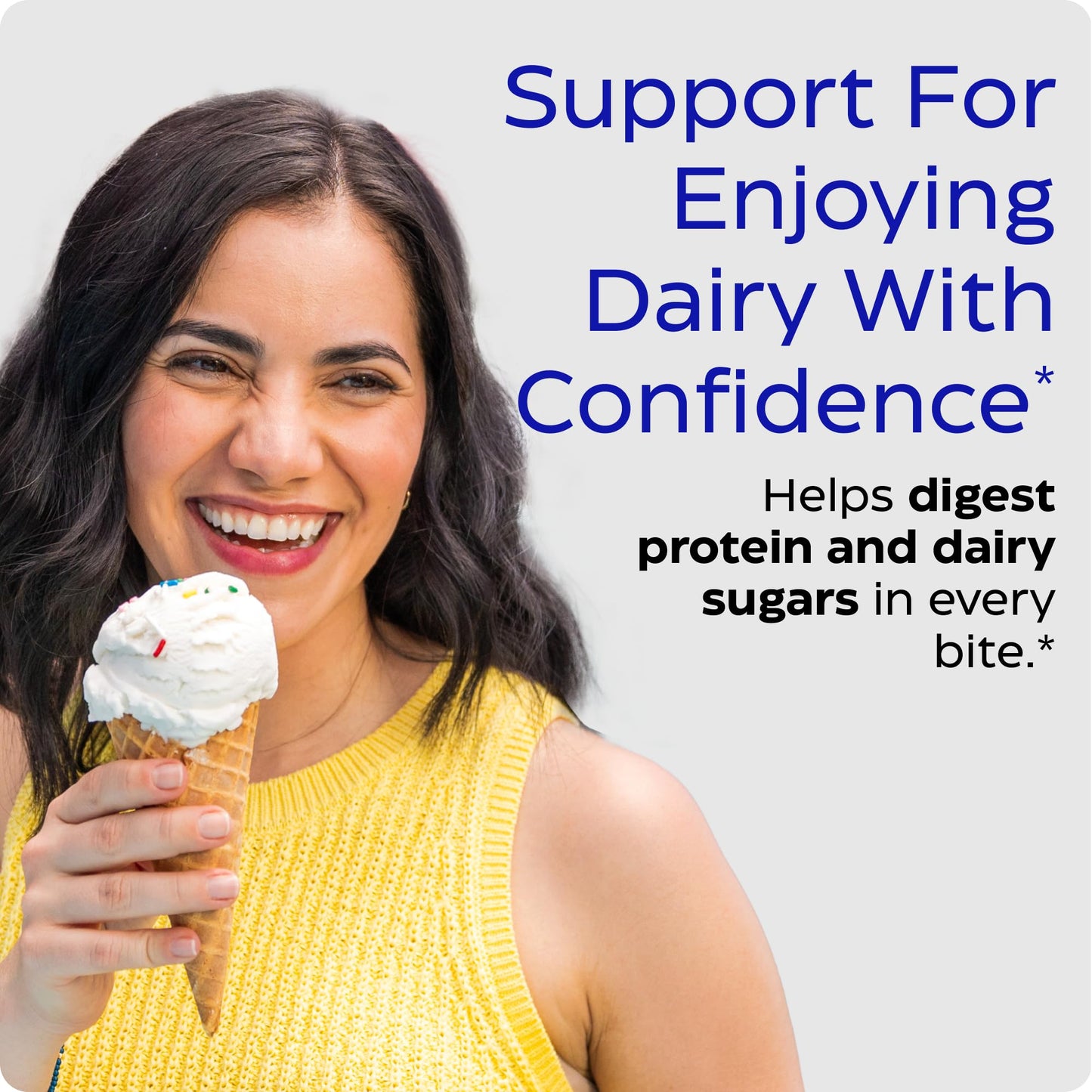 Authentic USA imported Enzymedica DairyAssist digestive enzymes for dairy intolerance