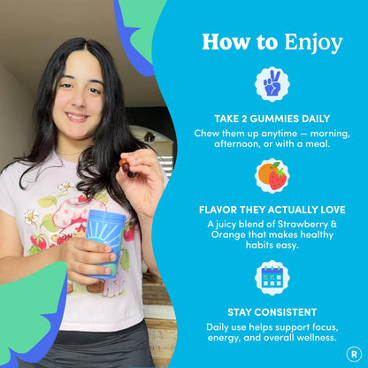 FIRST DAY premium methylated folate vitamins for teenage developmental support