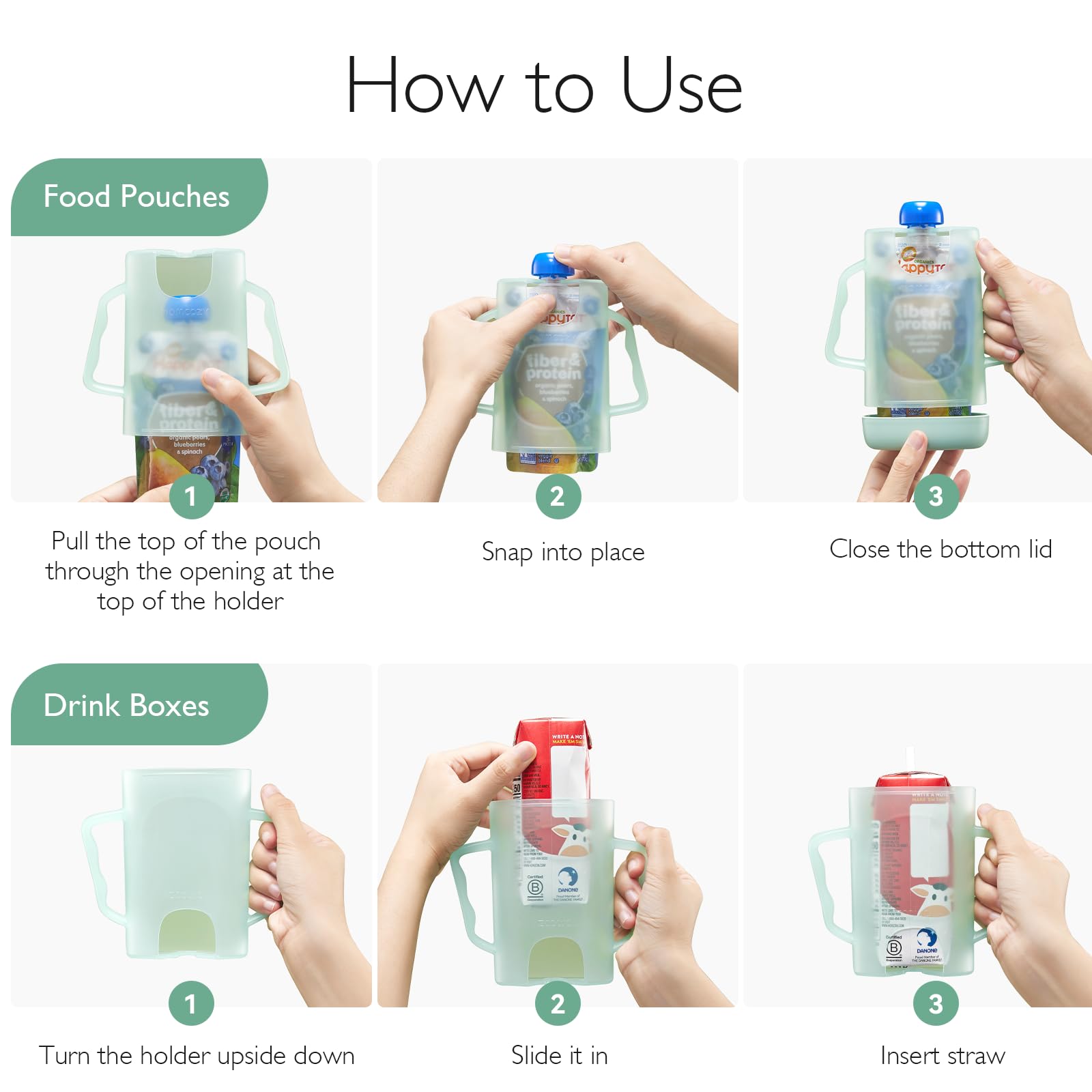 Clean and durable design of Momcozy baby feeding accessory