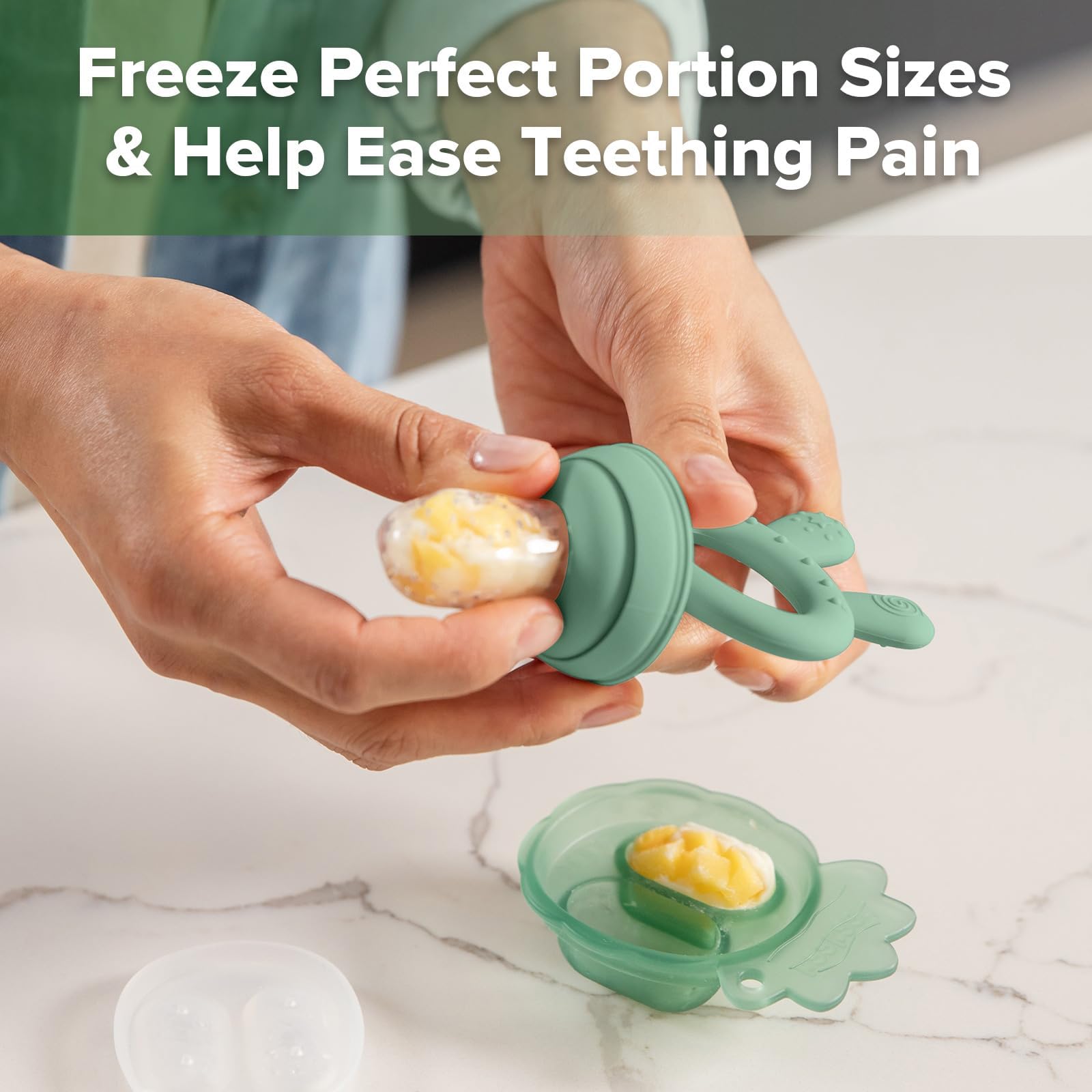 Haakaa nibble tray for making breast milk popsicles