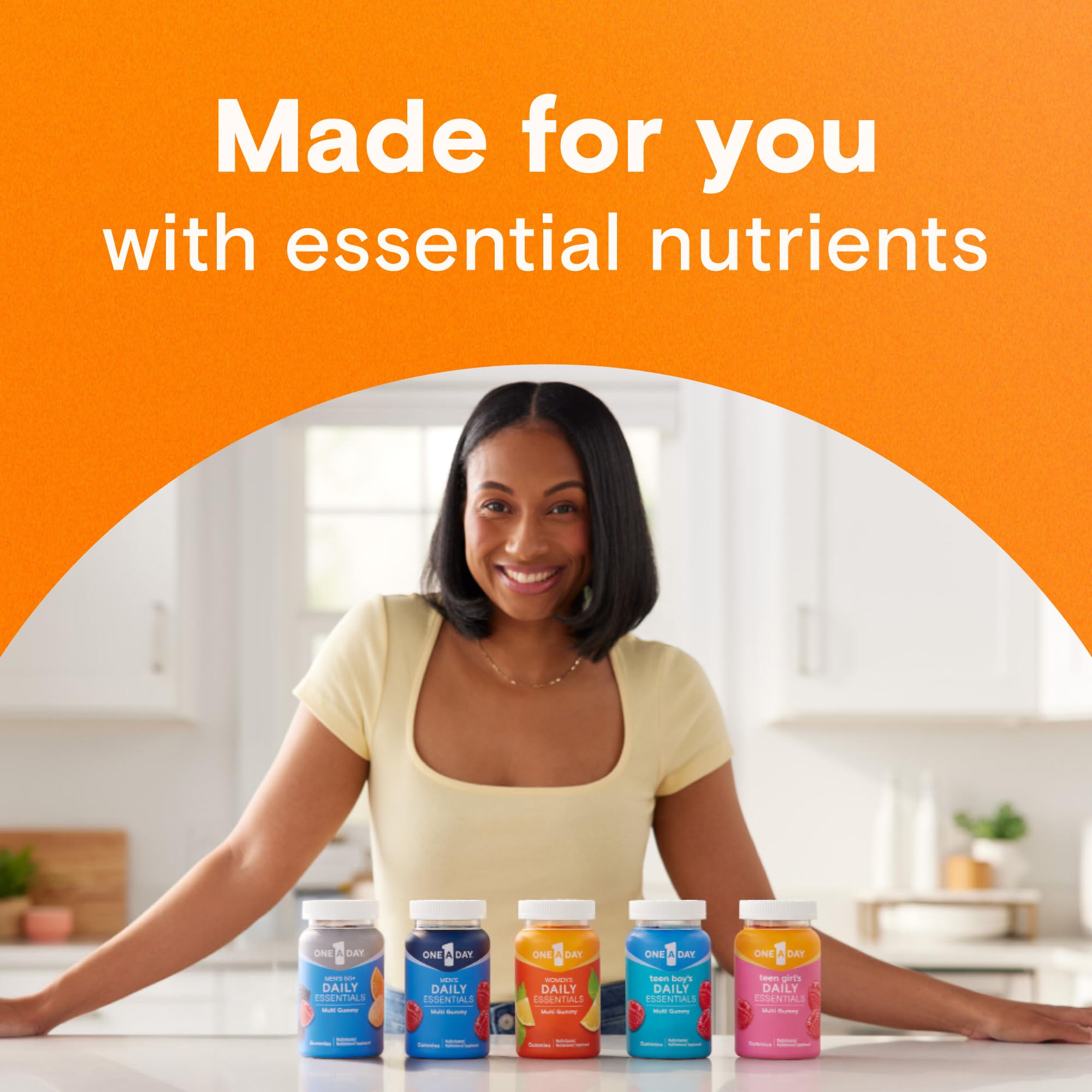 One A Day brand imported skincare and health multivitamin bottle for teen girls