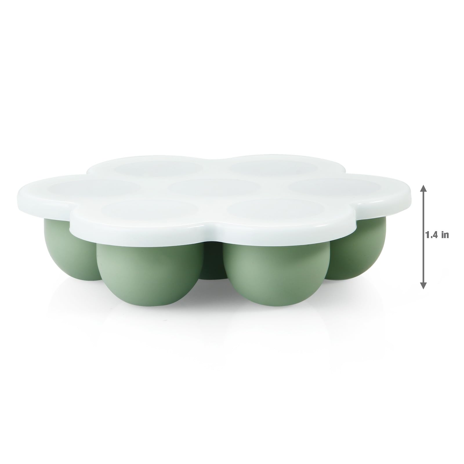 PandaEar food storage set showing blue green and carnation colors