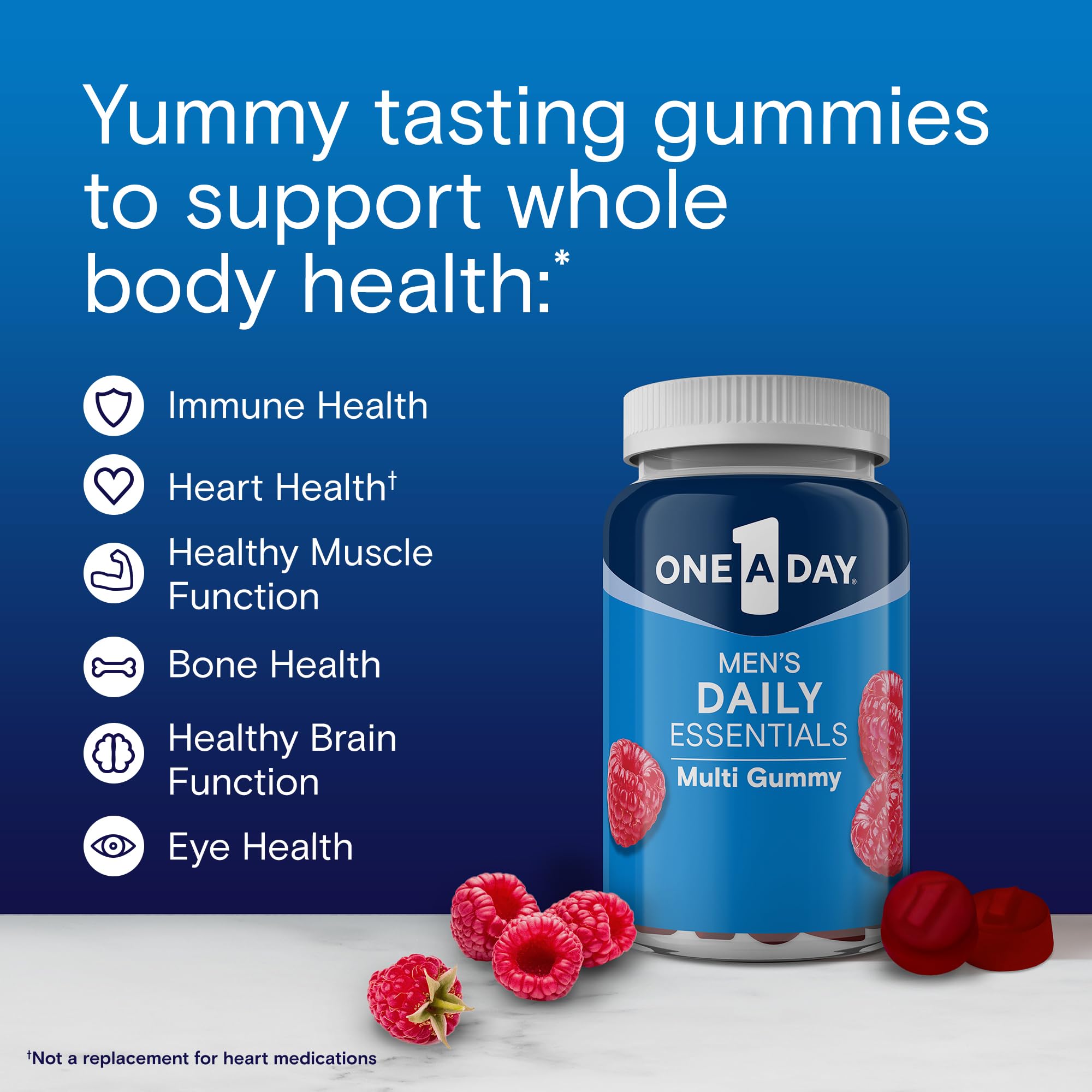 Imported American mens health chewable multivitamin gummies daily immune support formula