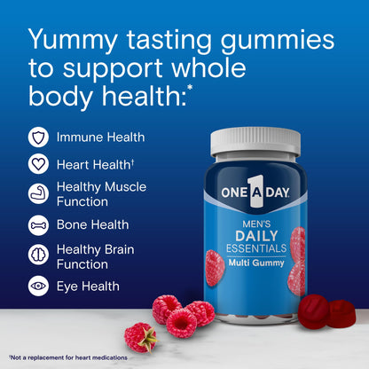 Imported American mens health chewable multivitamin gummies daily immune support formula