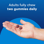 One A Day dietary supplement bottle with key nutrient highlights