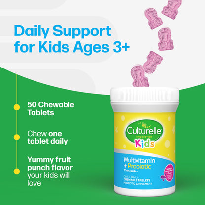 Culturelle Kids multivitamin with Lactobacillus rhamnosus GG probiotic strain benefits
