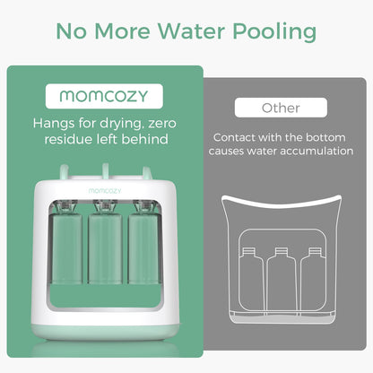 Momcozy baby food maker with reusable storage pouches
