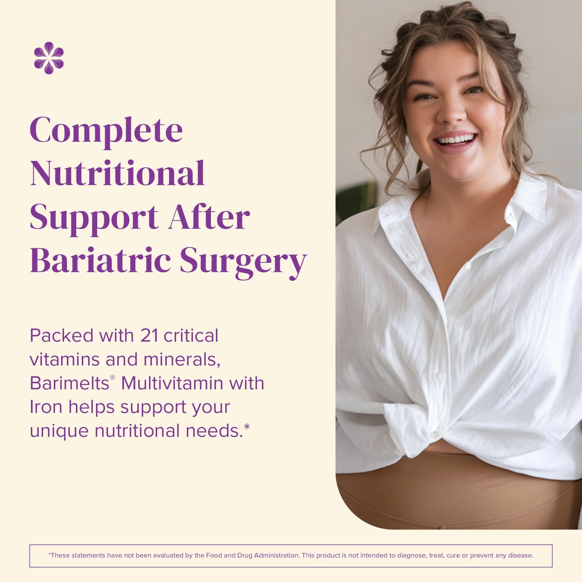 Premium imported USA bariatric multivitamins for post surgery care