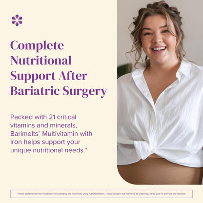 Premium imported USA bariatric multivitamins for post surgery care