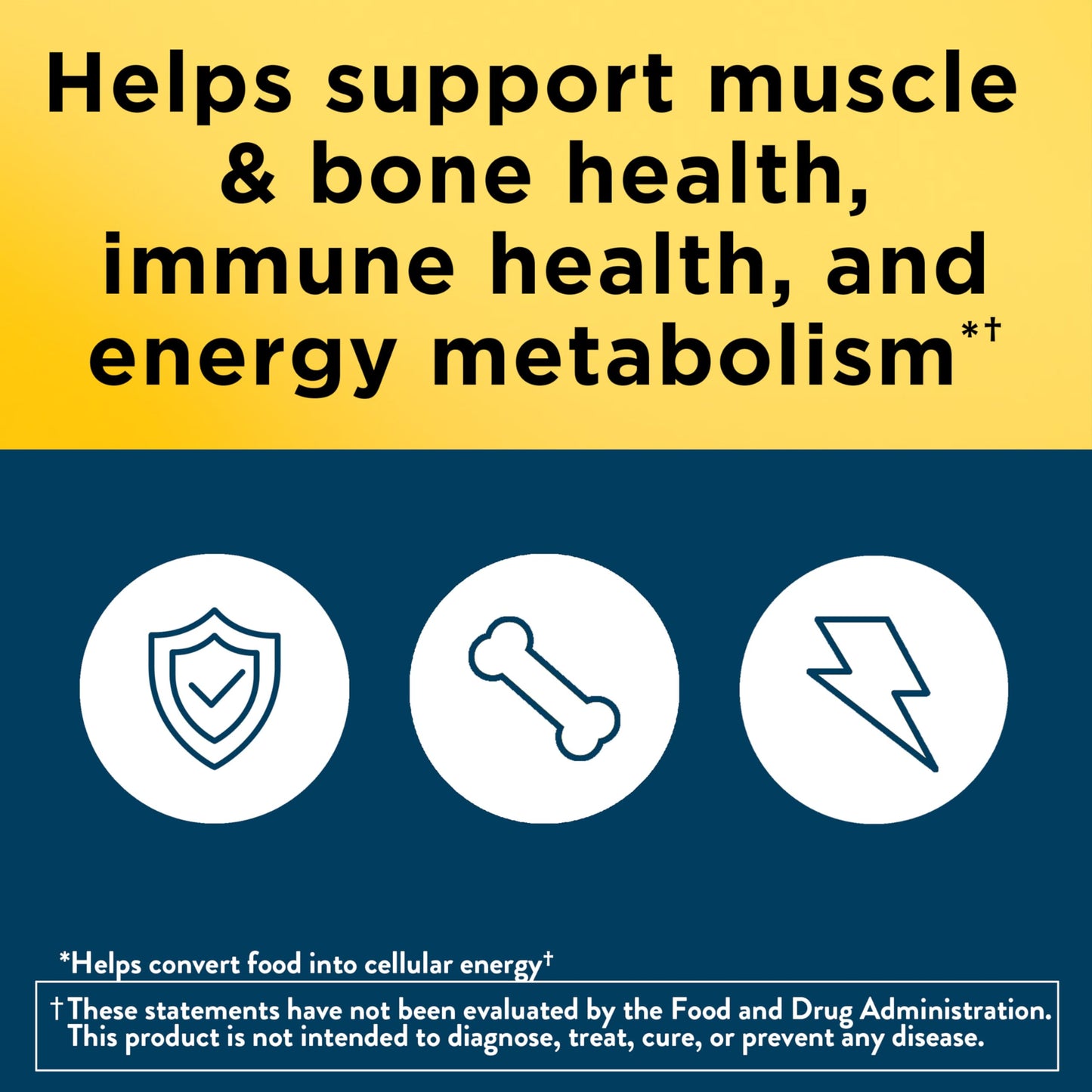 Nature Made iron free mens multivitamin daily nutritional support supplement angled view
