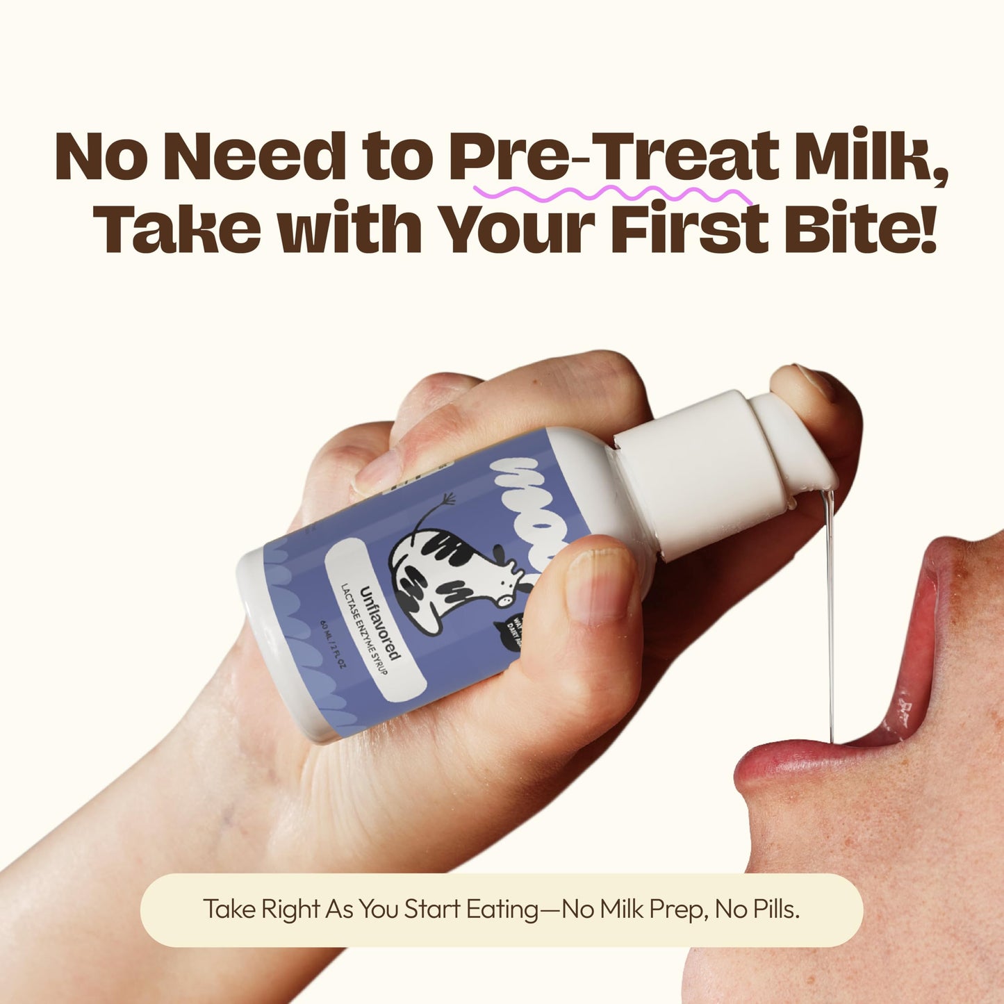 Moops organic tapioca syrup base natural digestive aid dispensing method