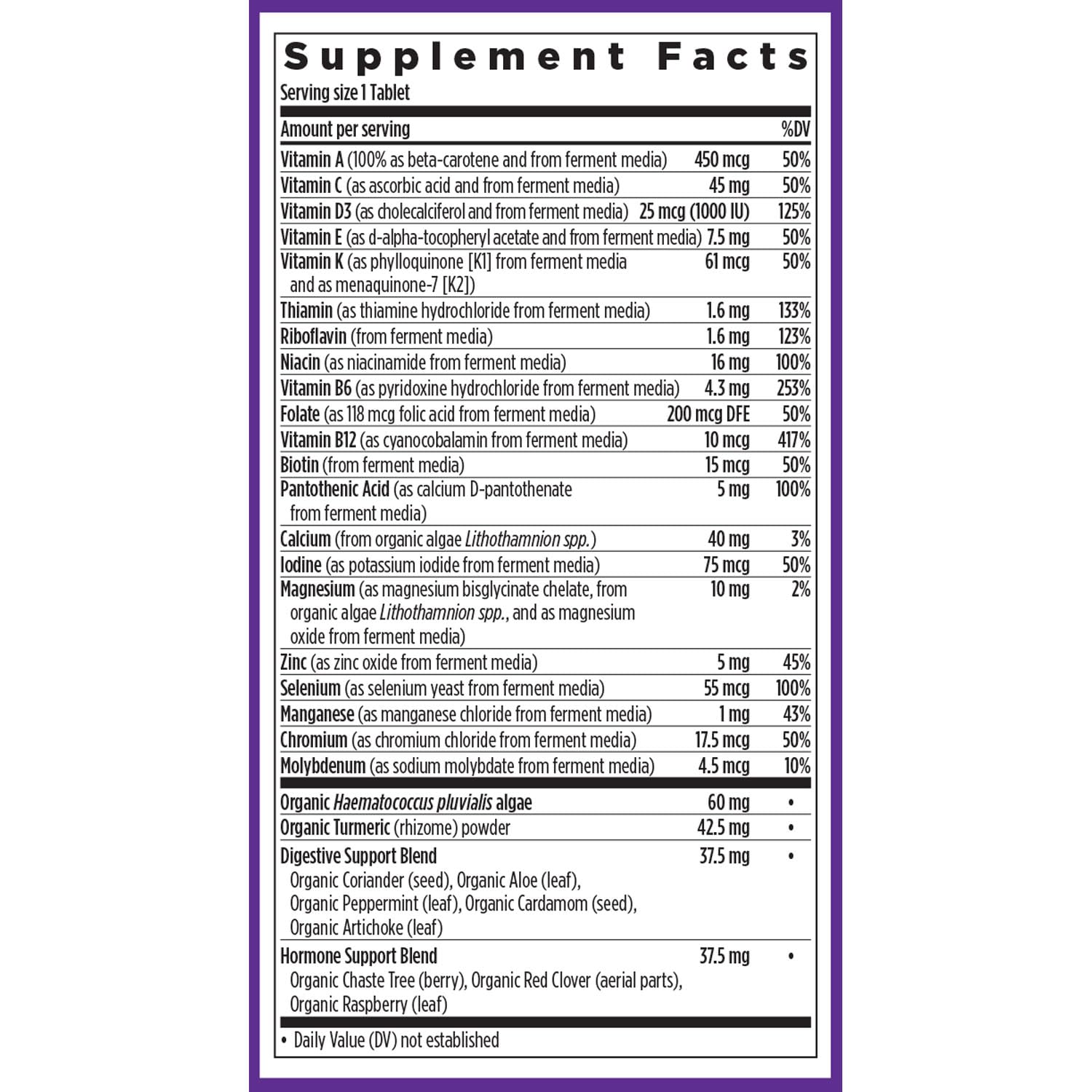 New Chapter whole-food fermented multivitamin with astaxanthin and vitamin D3 display