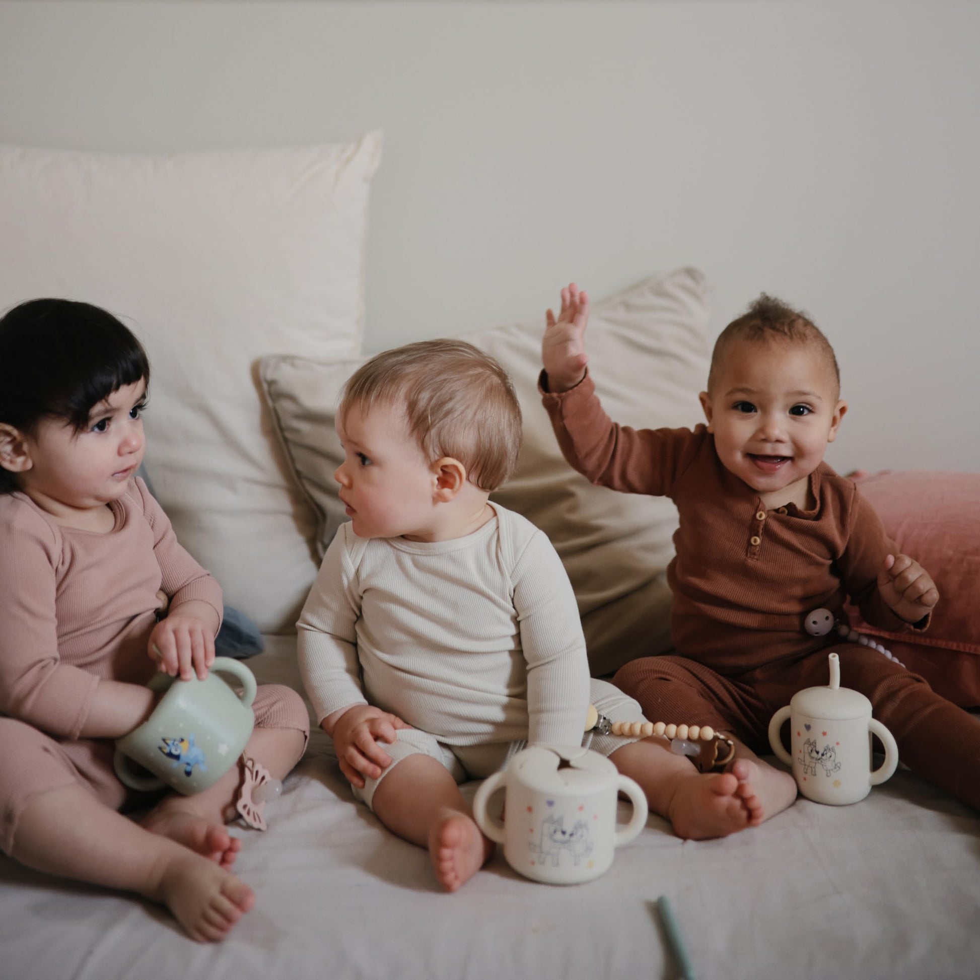 Travel-friendly silicone snack container for toddlers