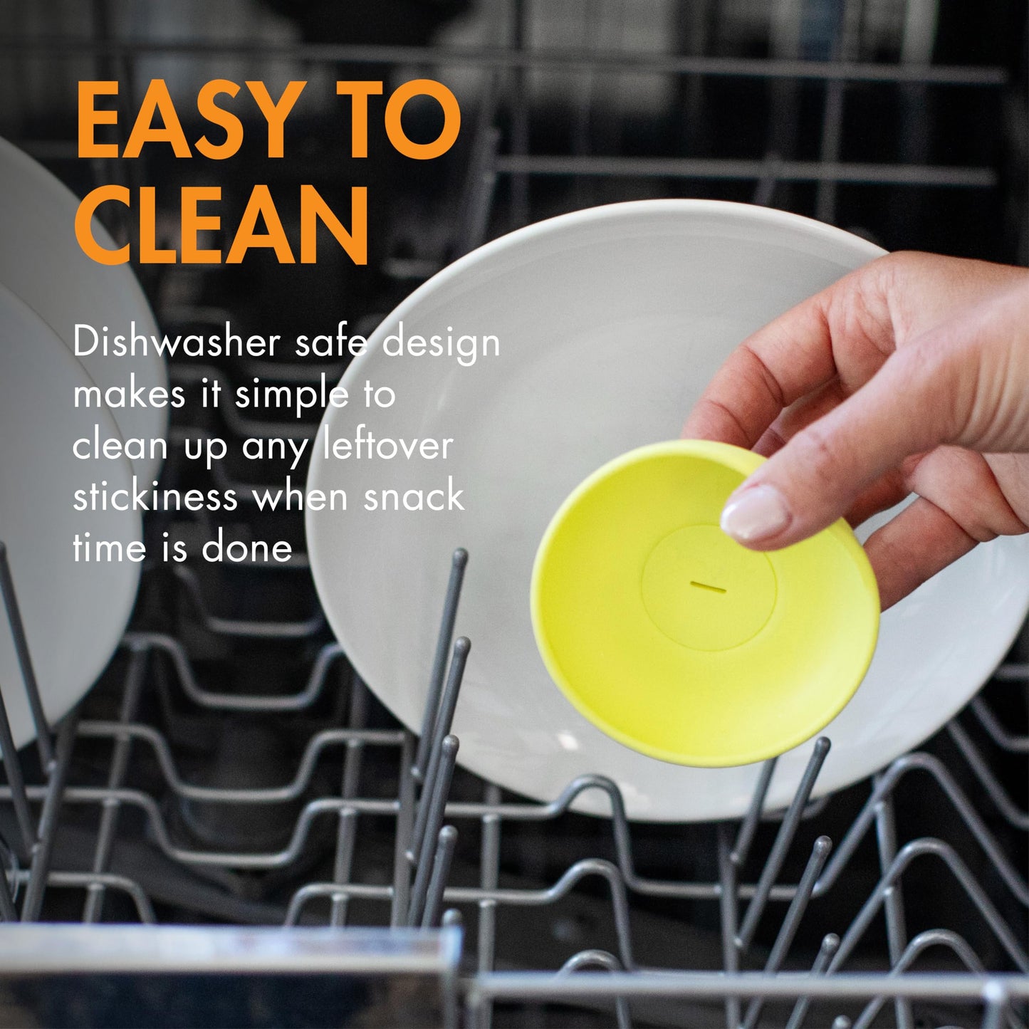 Boon Drizzle popsicle holder demonstrating drip protection