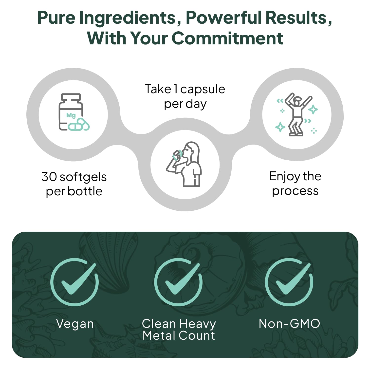 Organics Ocean Better Vitamin D3 and Italian K2 premium dietary supplement packaging details