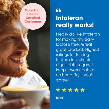 Intoleran digestive experts liquid lactase drops for baby formula and milk