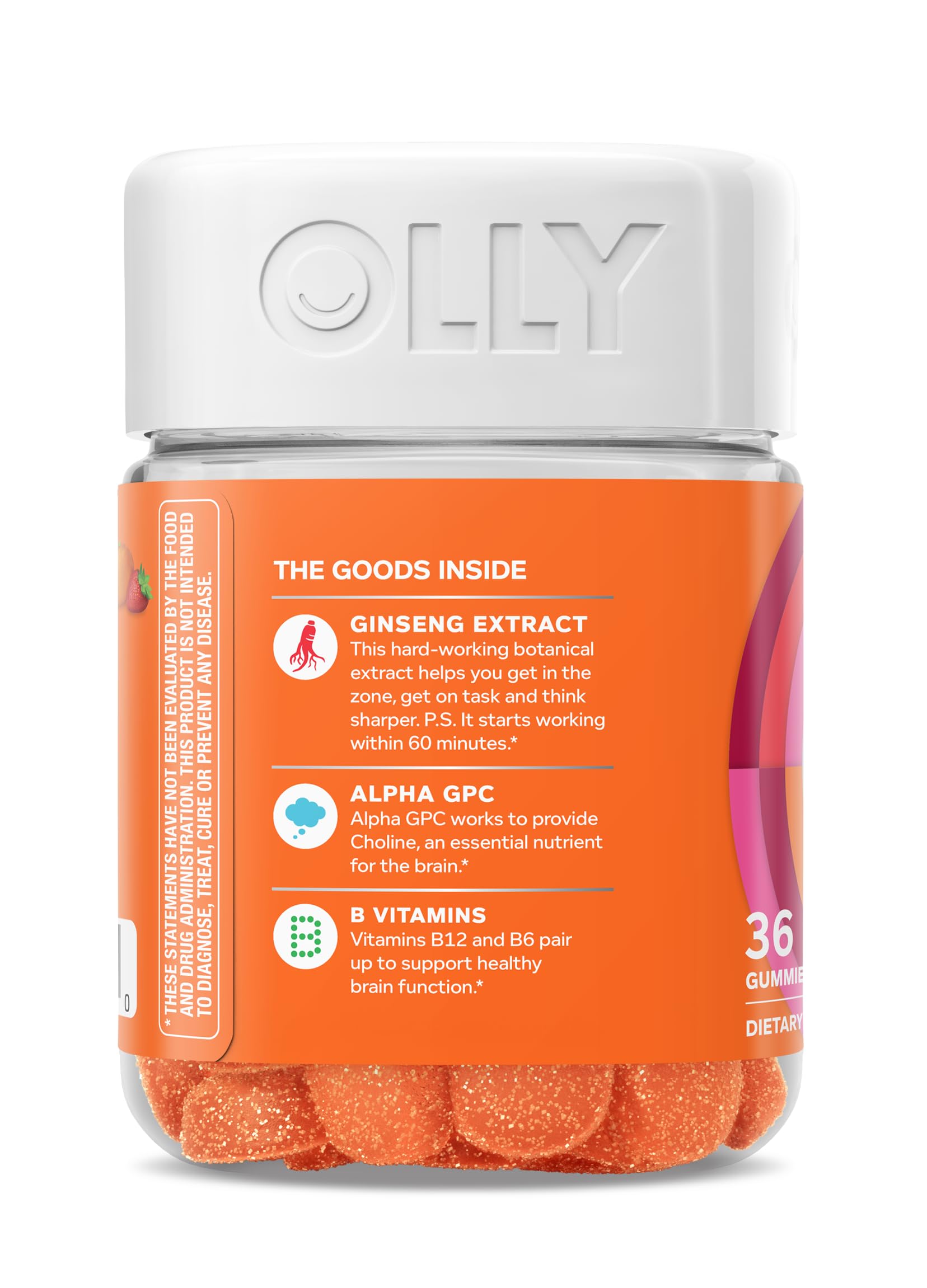 Group display of adult wellness product variants highlighting authentic OLLY imported supplements collection.