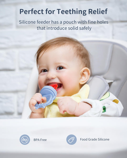 Melican baby fruit feeder with freezer tray and popsicles