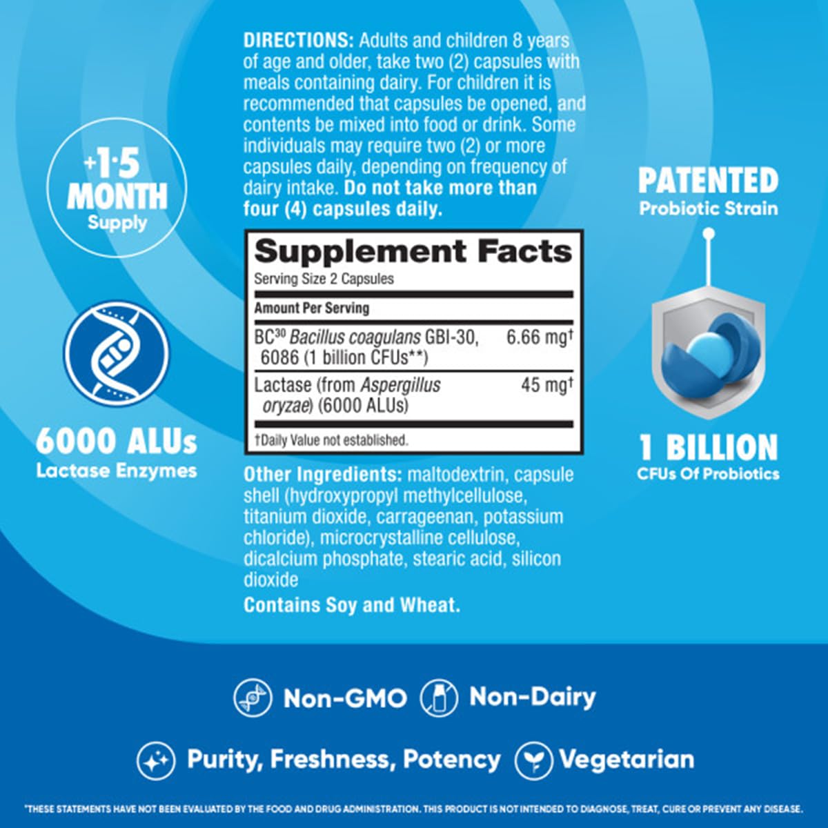 Digestive Advantage digestive enzyme and daily probiotic supplement for intestinal flora health