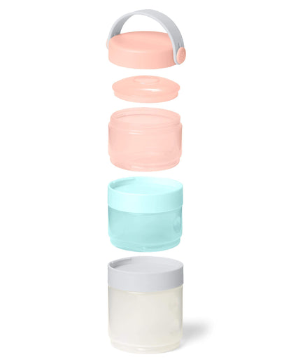 Components of Skip Hop formula to food container set laid out