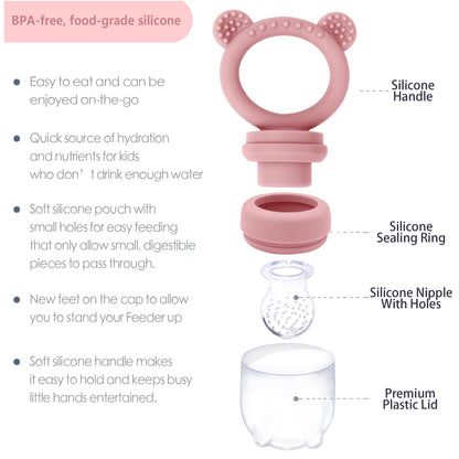 Silicone baby freezer tray for breastmilk and puree storage