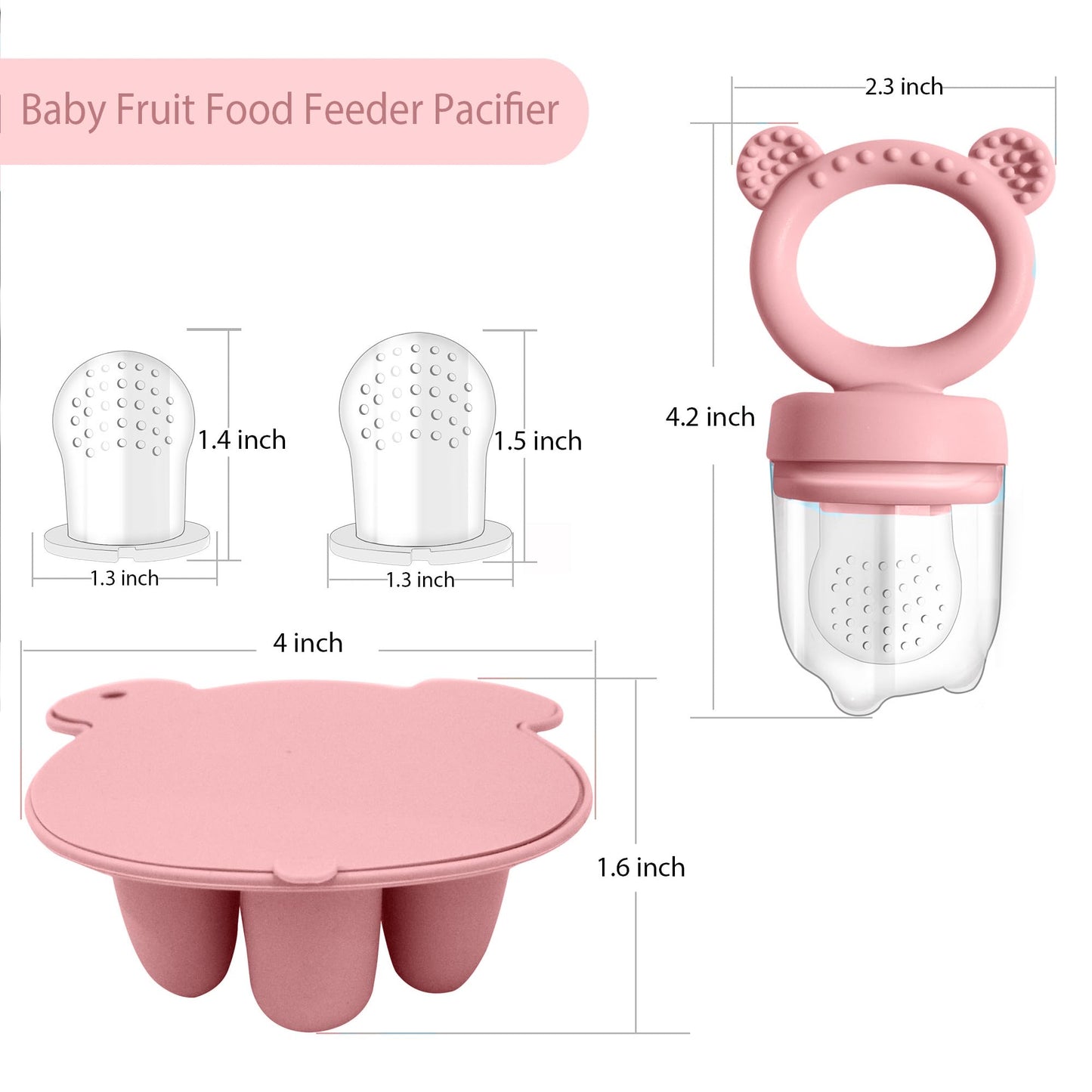 WeSweet 3-in-1 baby feeding set components