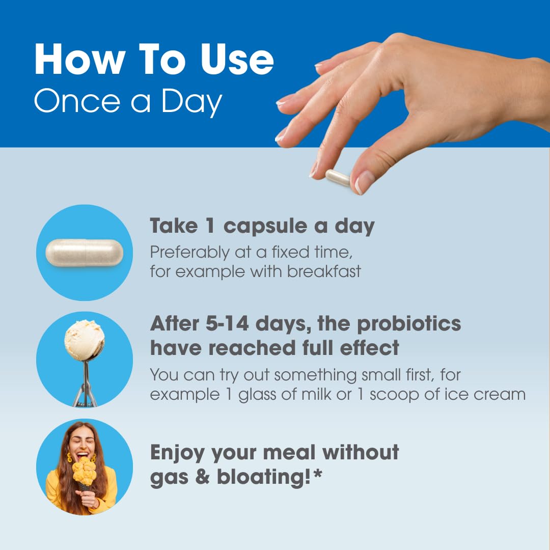 Intoleran 10 billion CFU probiotic strain listing and clean label info