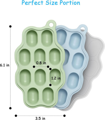 Close up of ZUCOOP silicone baby feeding tray