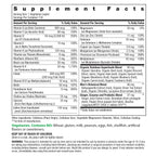 Rainbow Light Men's One daily high potency multivitamin packaging back label