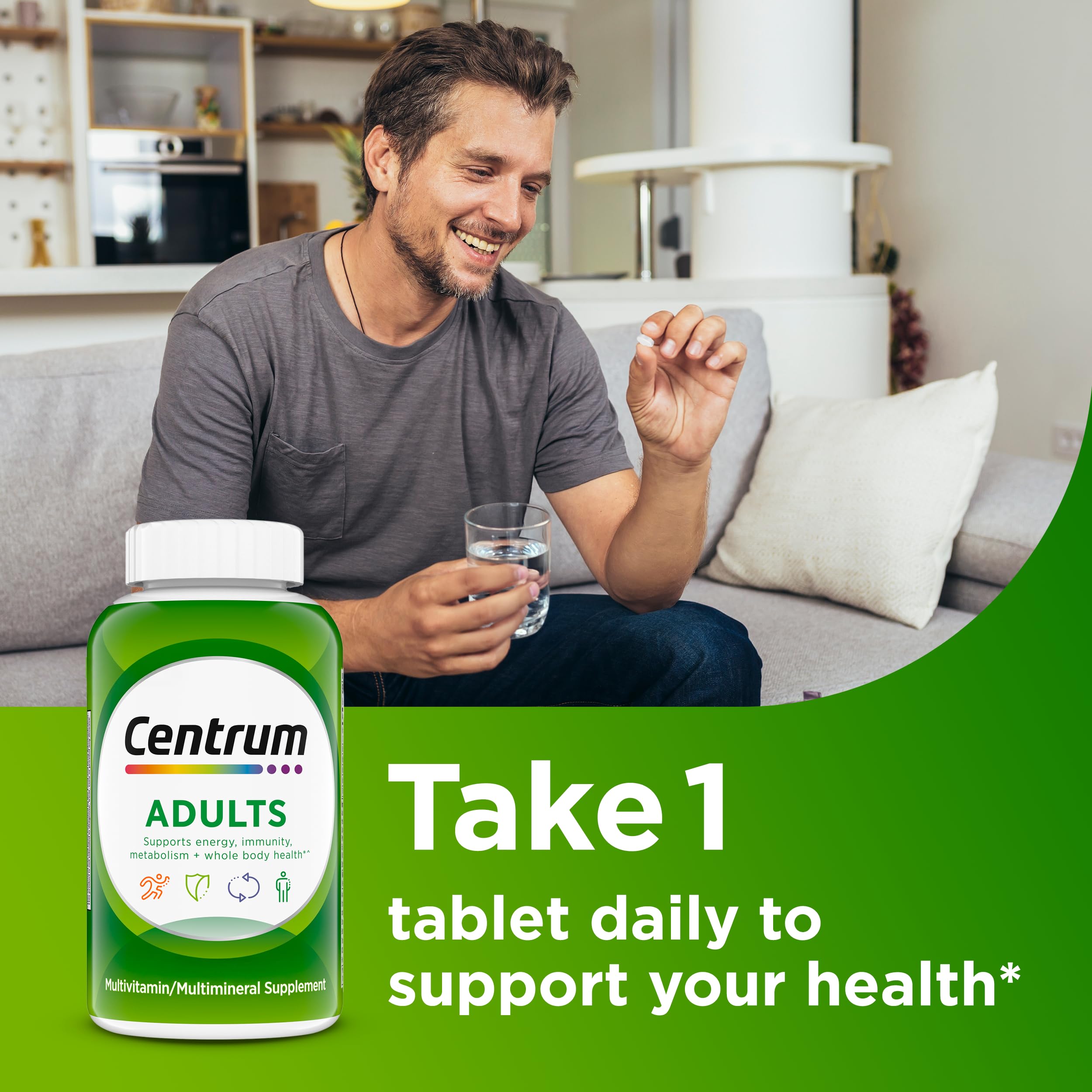 Centrum 200 tablet count bottle for daily energy