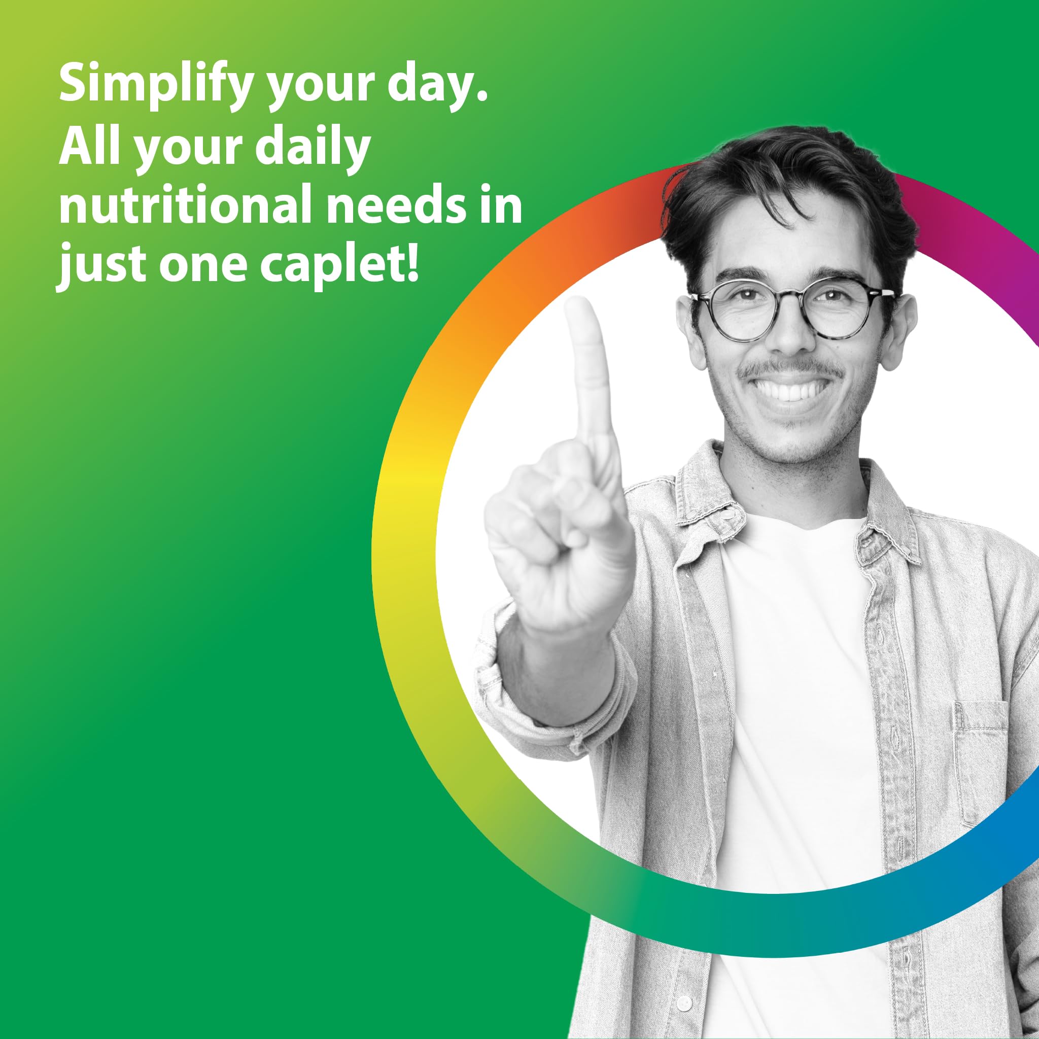 Rainbow Light vegetarian multivitamin for men energy and immune support supplement