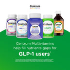 Centrum adult multivitamin packaging showing gluten free symbol