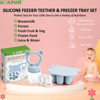 Jexfun mini freezer tray for breastmilk popsicles