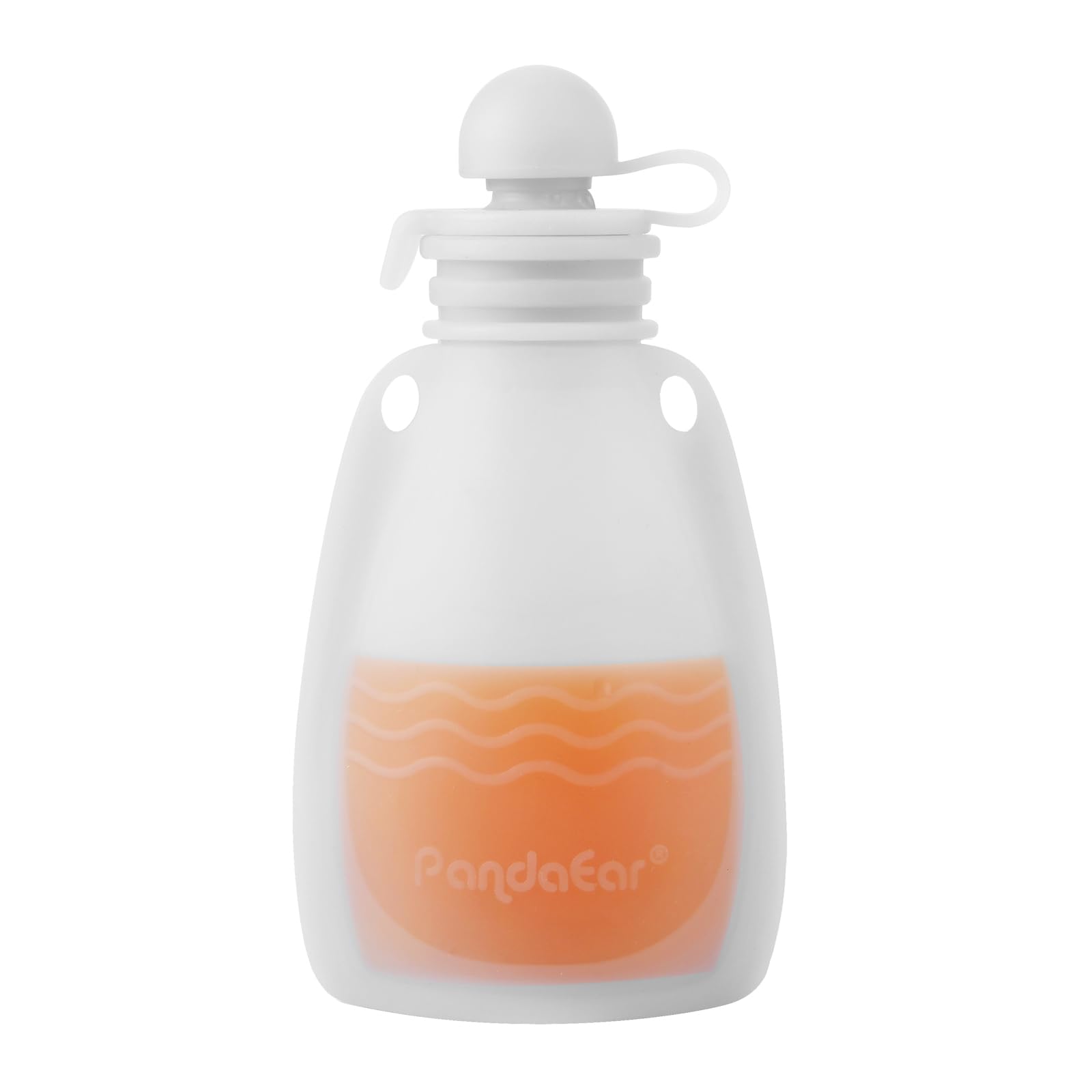 Safe BPA free silicone pouches for toddler snacks