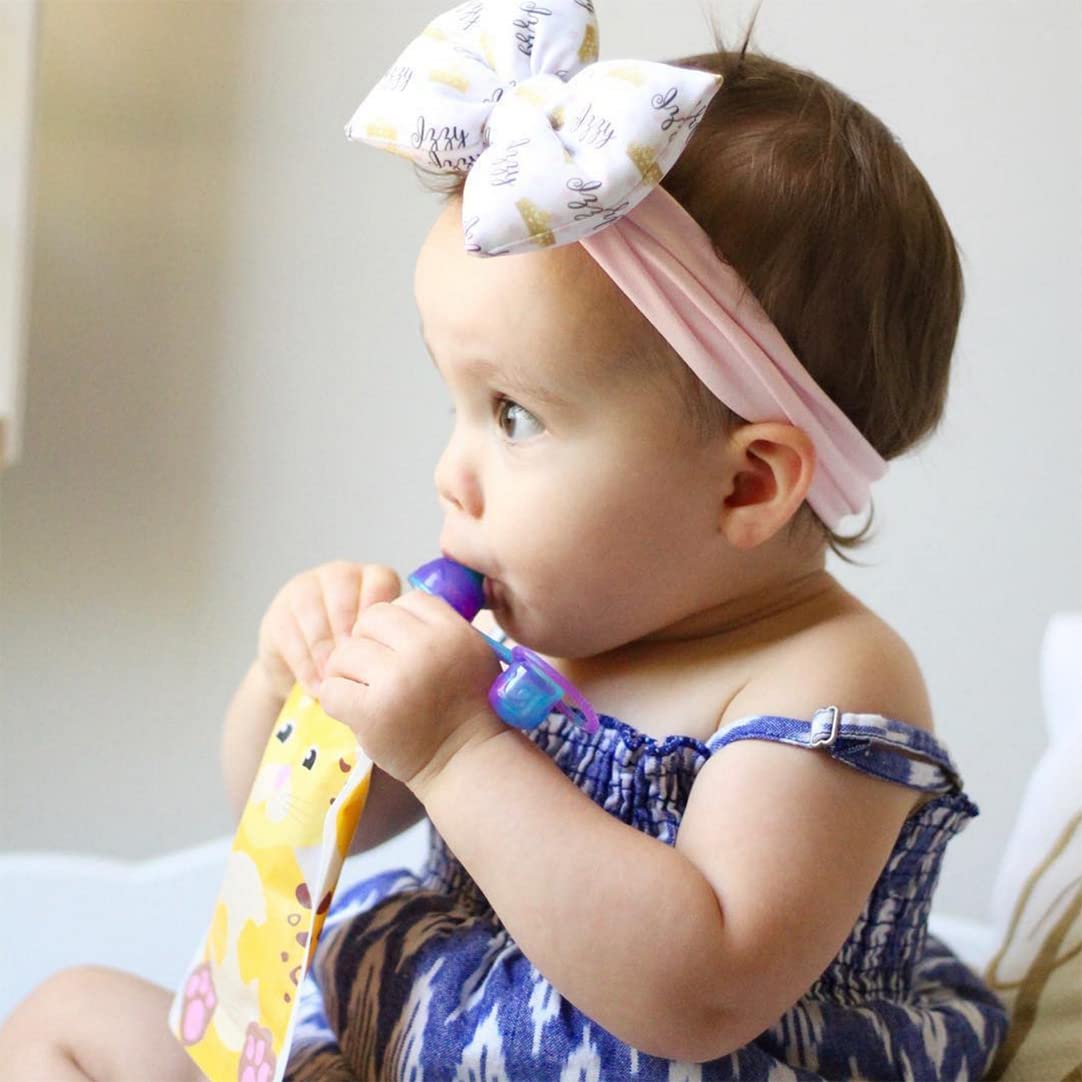 ChooMee refillable food pouches with animal designs
