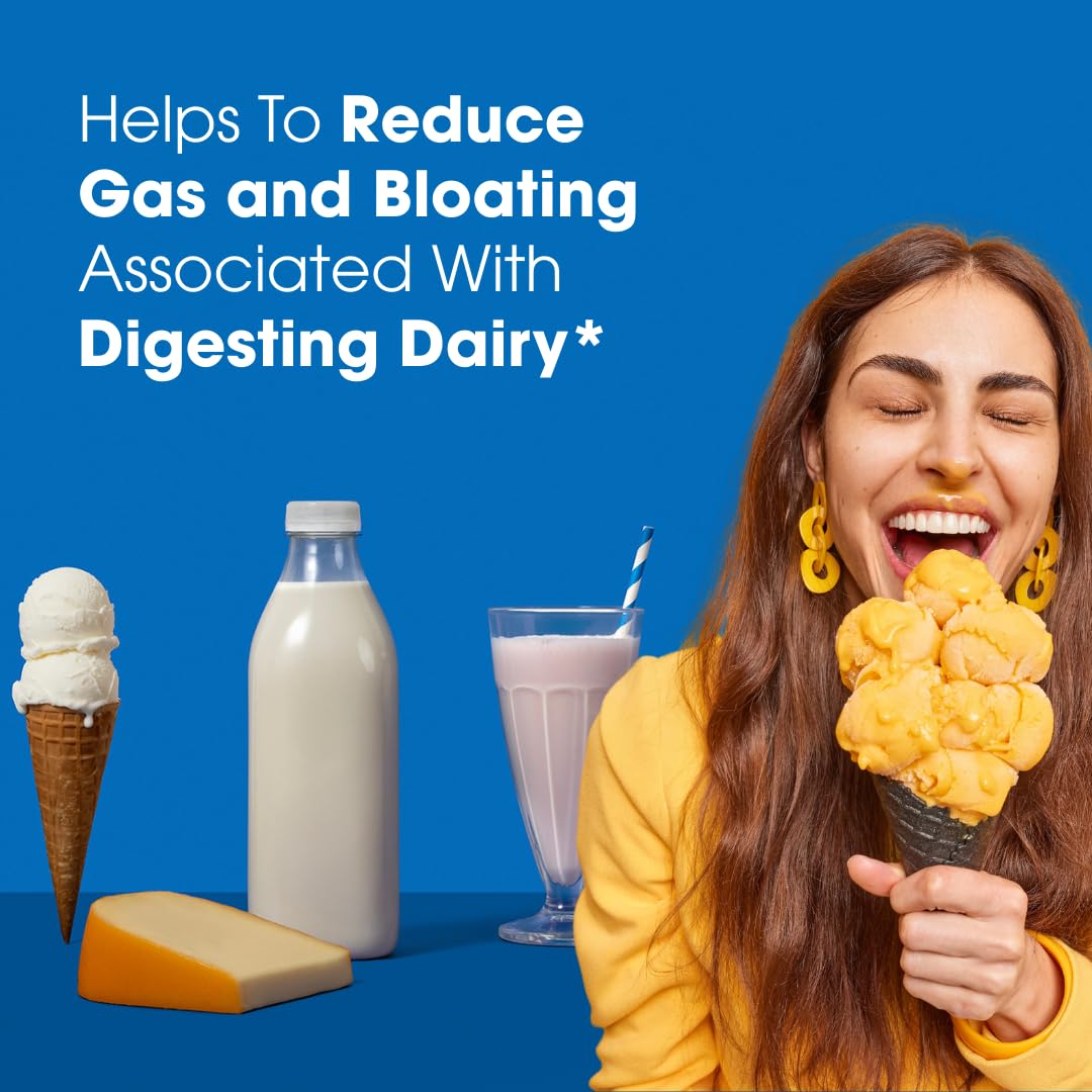 Intoleran high strength lactase tablets for dairy digestion support close up view
