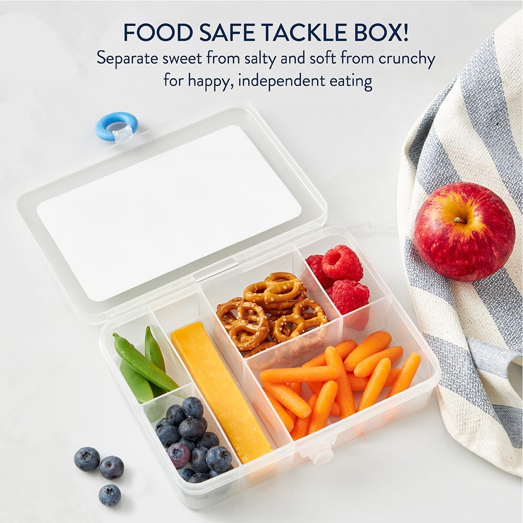 Itzy Ritzy snack container showing internal compartment layout