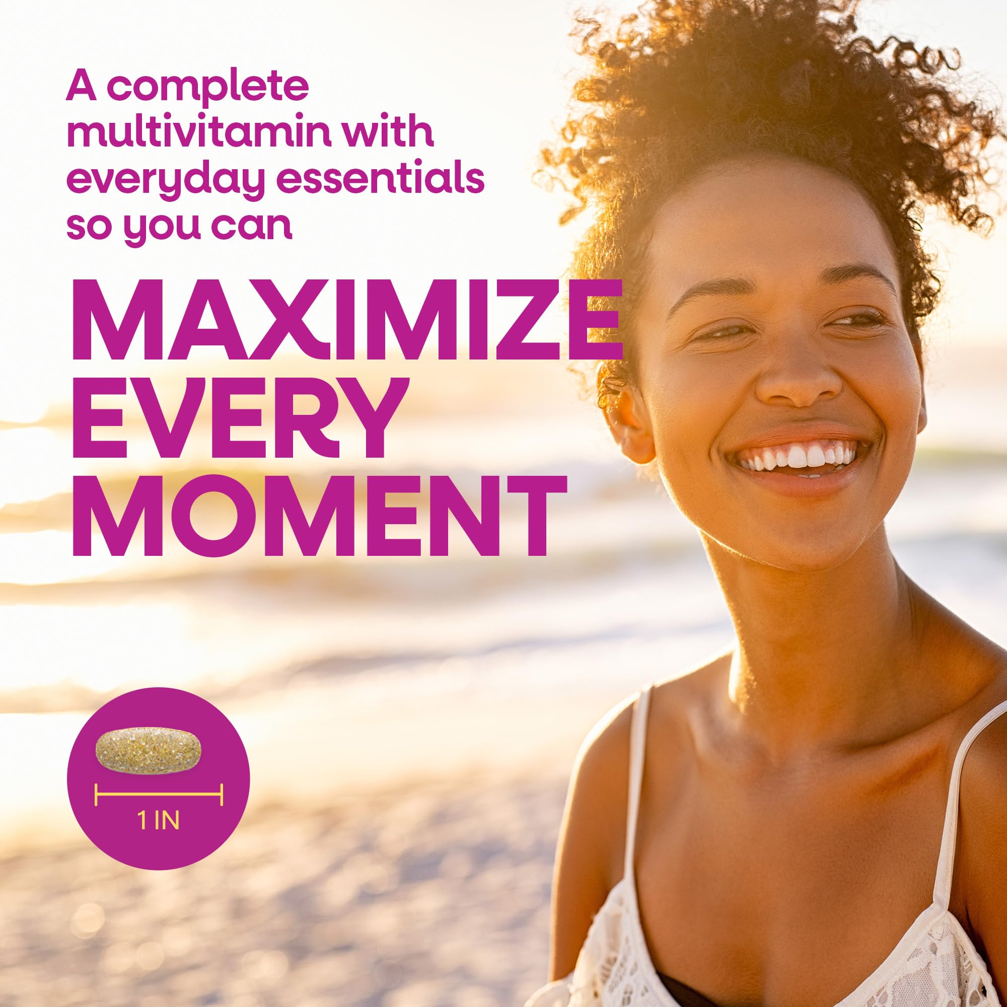 Nature's Way Alive Women's 50 Plus premium daily multivitamin supplement packaging details
